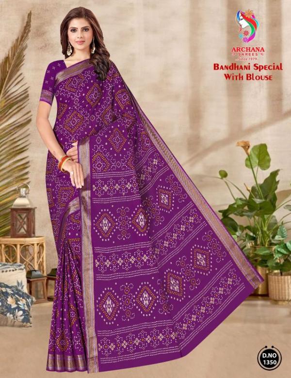 Archana Bandhani Special – Cotton sarees